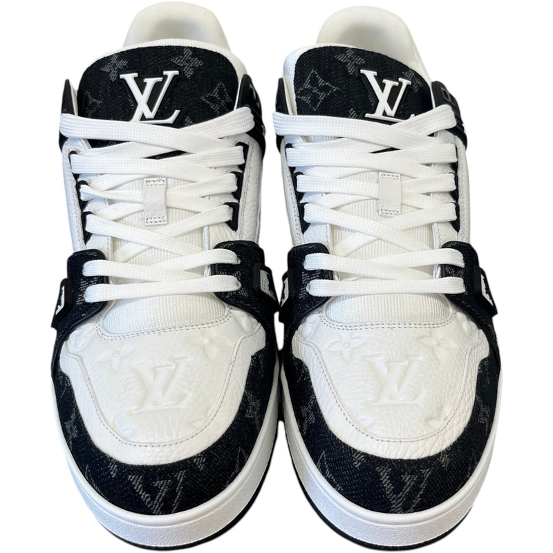 Men's Lv Denim Low Trainers Black Size EU 44 / UK 10