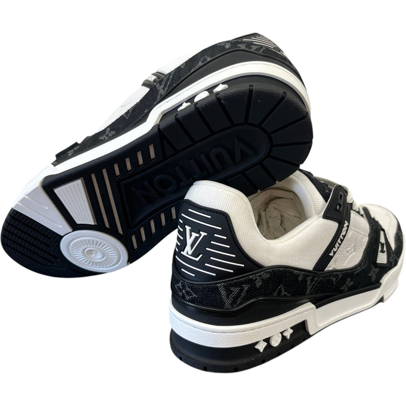 Men's Lv Denim Low Trainers Black Size EU 44 / UK 10