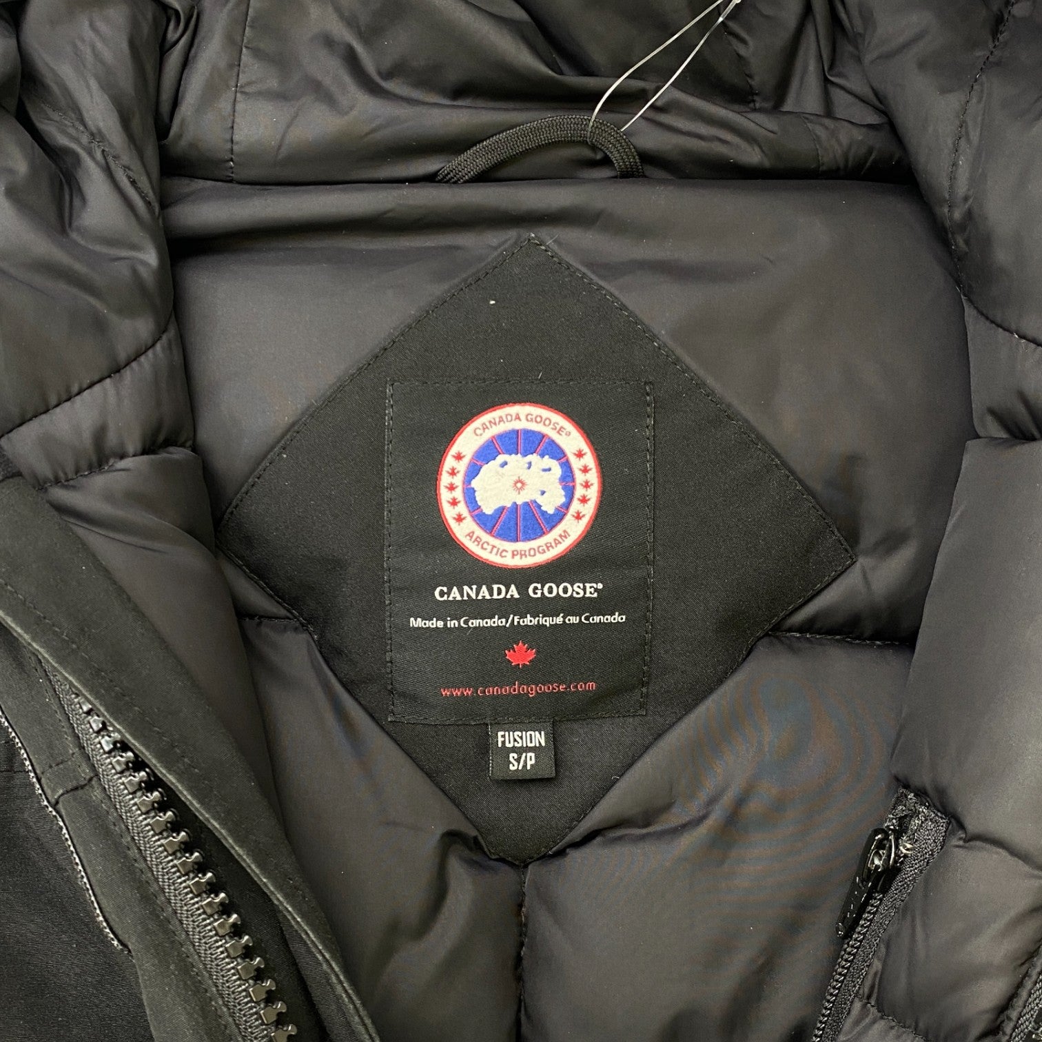 Men's Langford Parka Down Jacket Black Size S - Photo 8