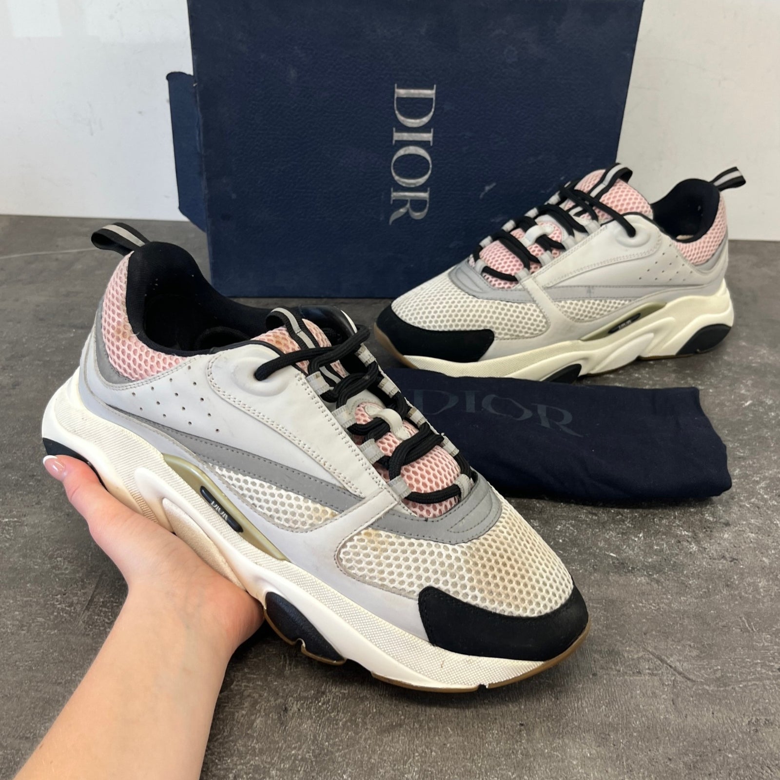 Men's B22 Low Trainers Grey Size EU 45 / UK 11 - Photo 12
