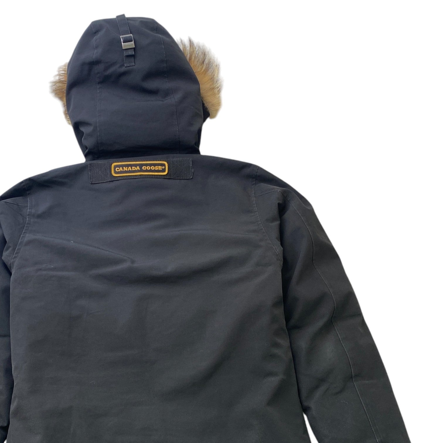 Men's Langford Parka Down Jacket Black Size S - Photo 4