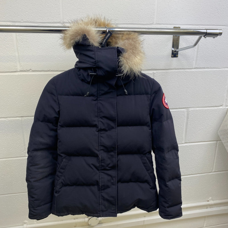 Women's Portland Parka Down Jacket Navy Size S