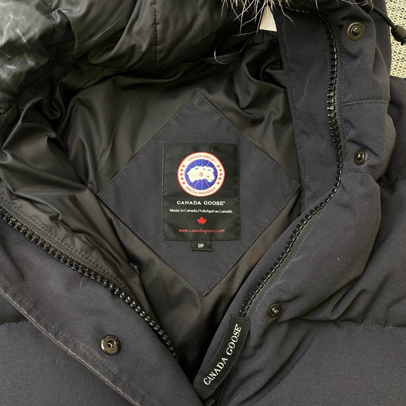 Women's Portland Parka Down Jacket Navy Size S
