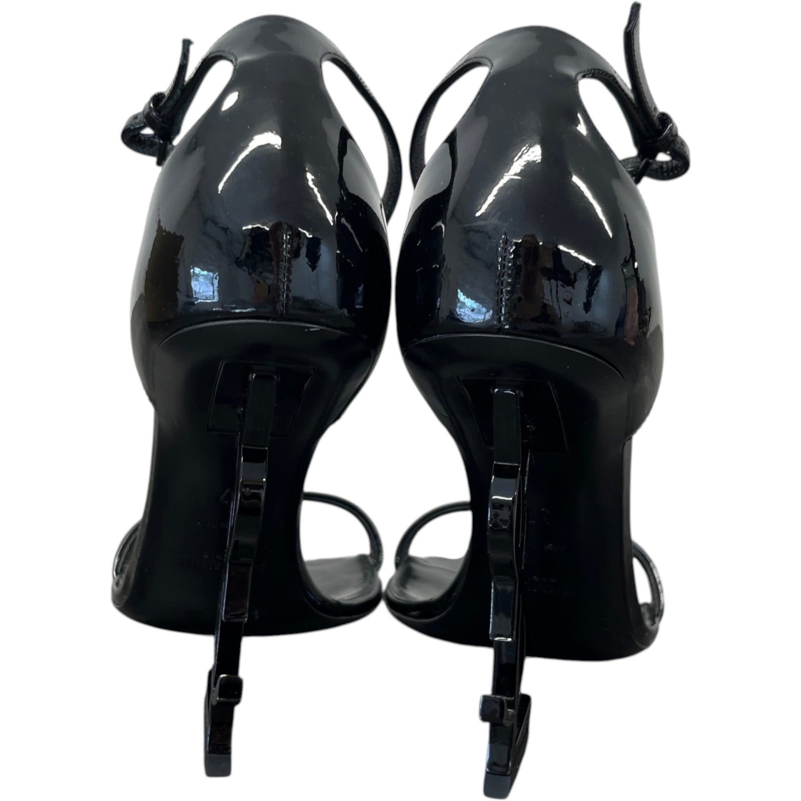 Saint Laurent Women's Opyum 110 Sandal Heels Black Size 4 - Photo 7