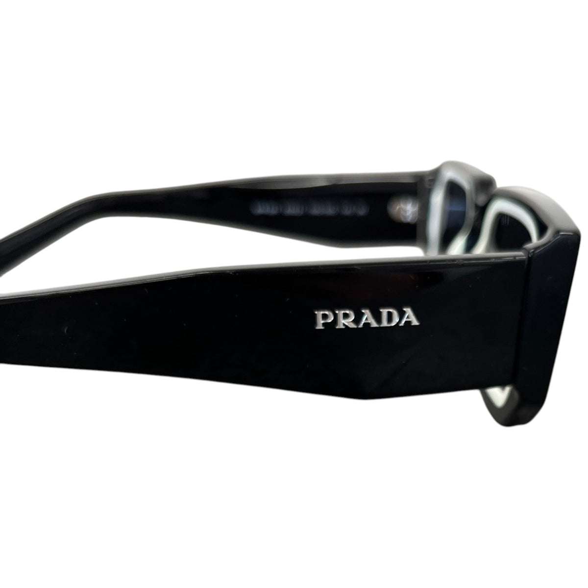 Men's SPR06Y Sunglasses Black - Photo 6