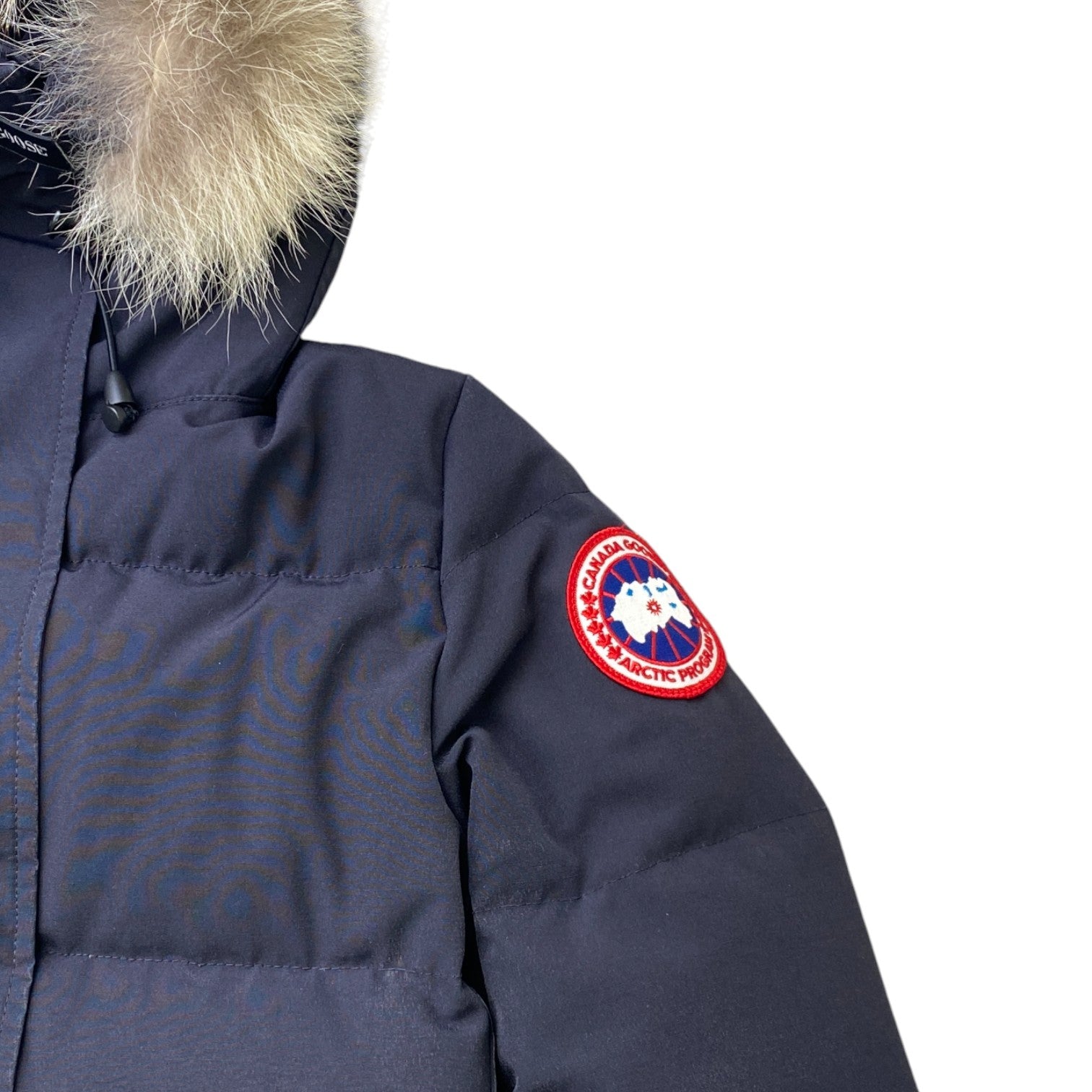 Women's Portland Parka Down Jacket Navy Size S - Photo 5