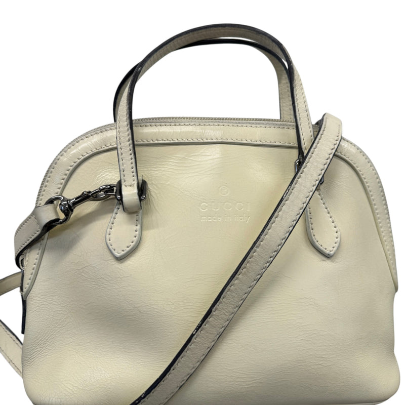 Women's Mini Dome Handbag Cream