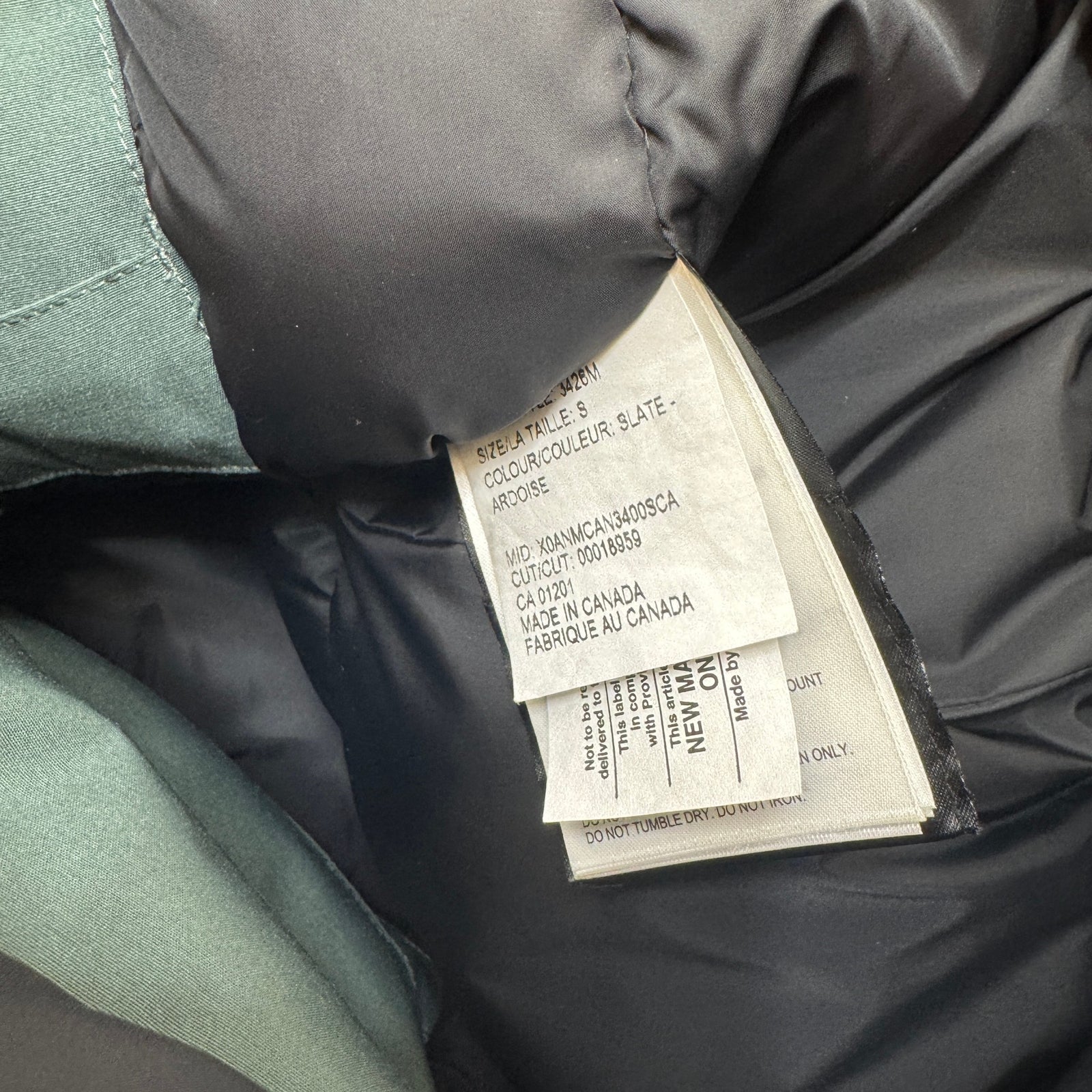Men's Chateau Parka Down Jacket Green Size S - Photo 6