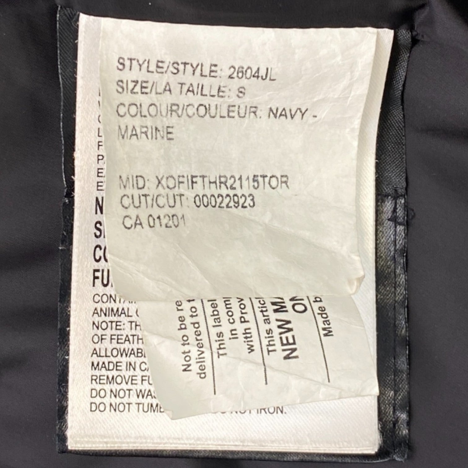 Women's Portland Parka Down Jacket Navy Size S - Photo 7