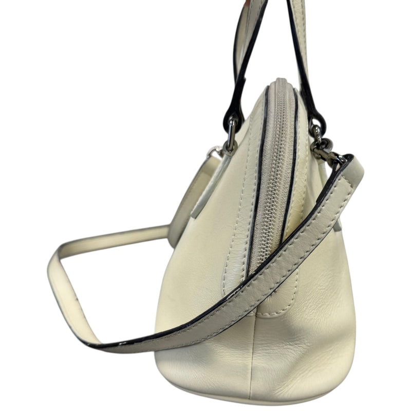 Women's Mini Dome Handbag Cream