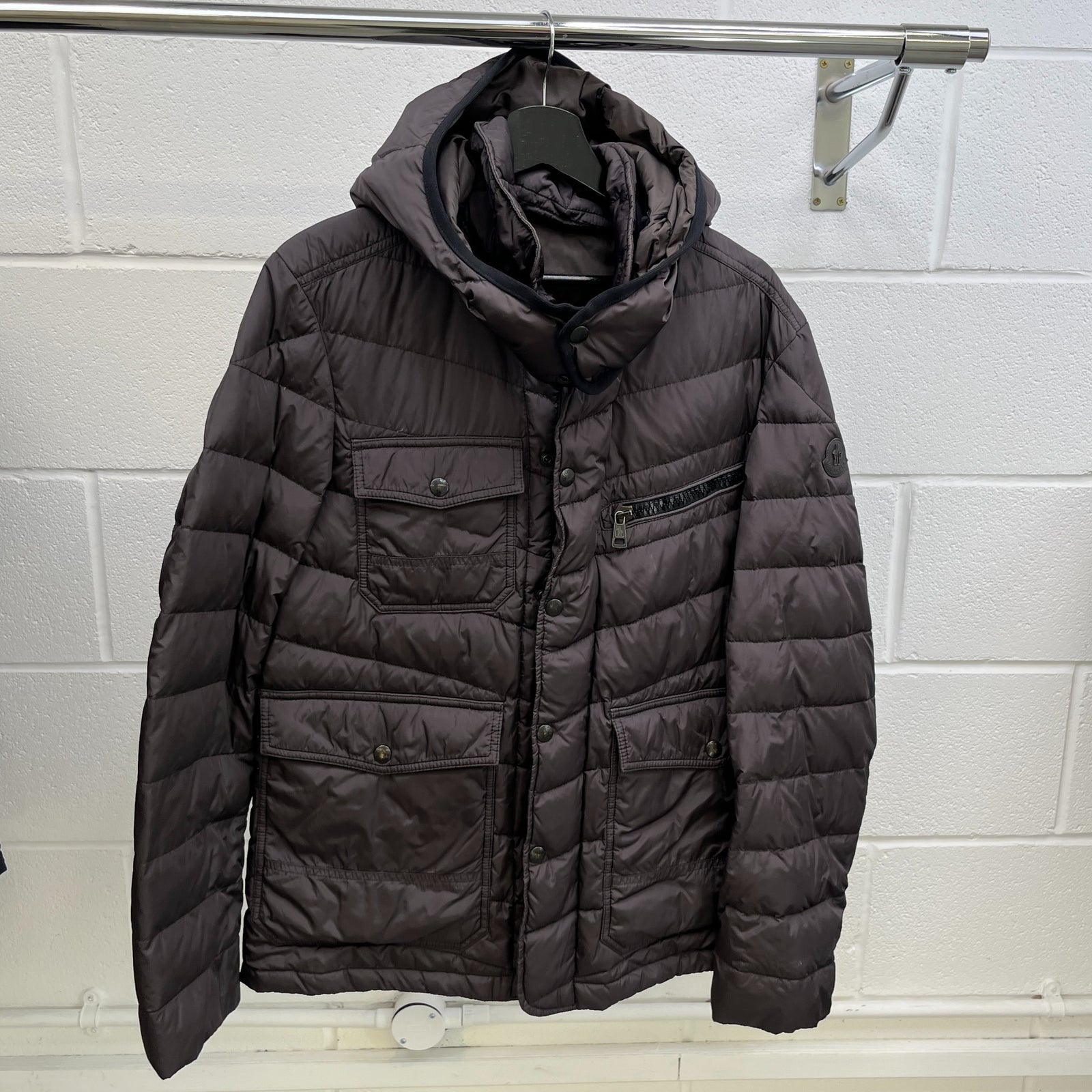 Men's River Down Jacket Grey Size 3 / L - Photo 10