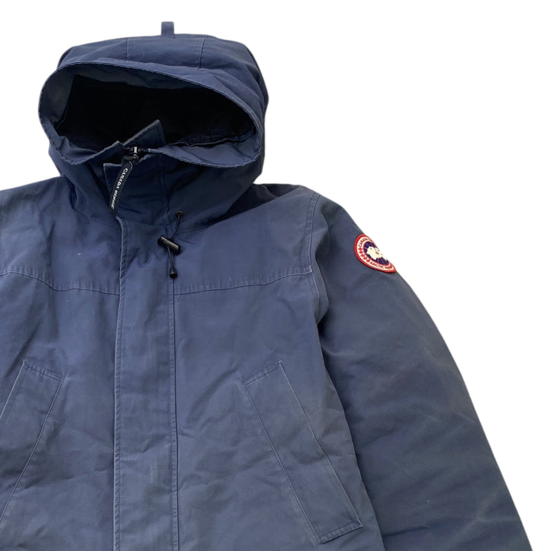 Men's Langford Parka Down Jacket Navy Size M
