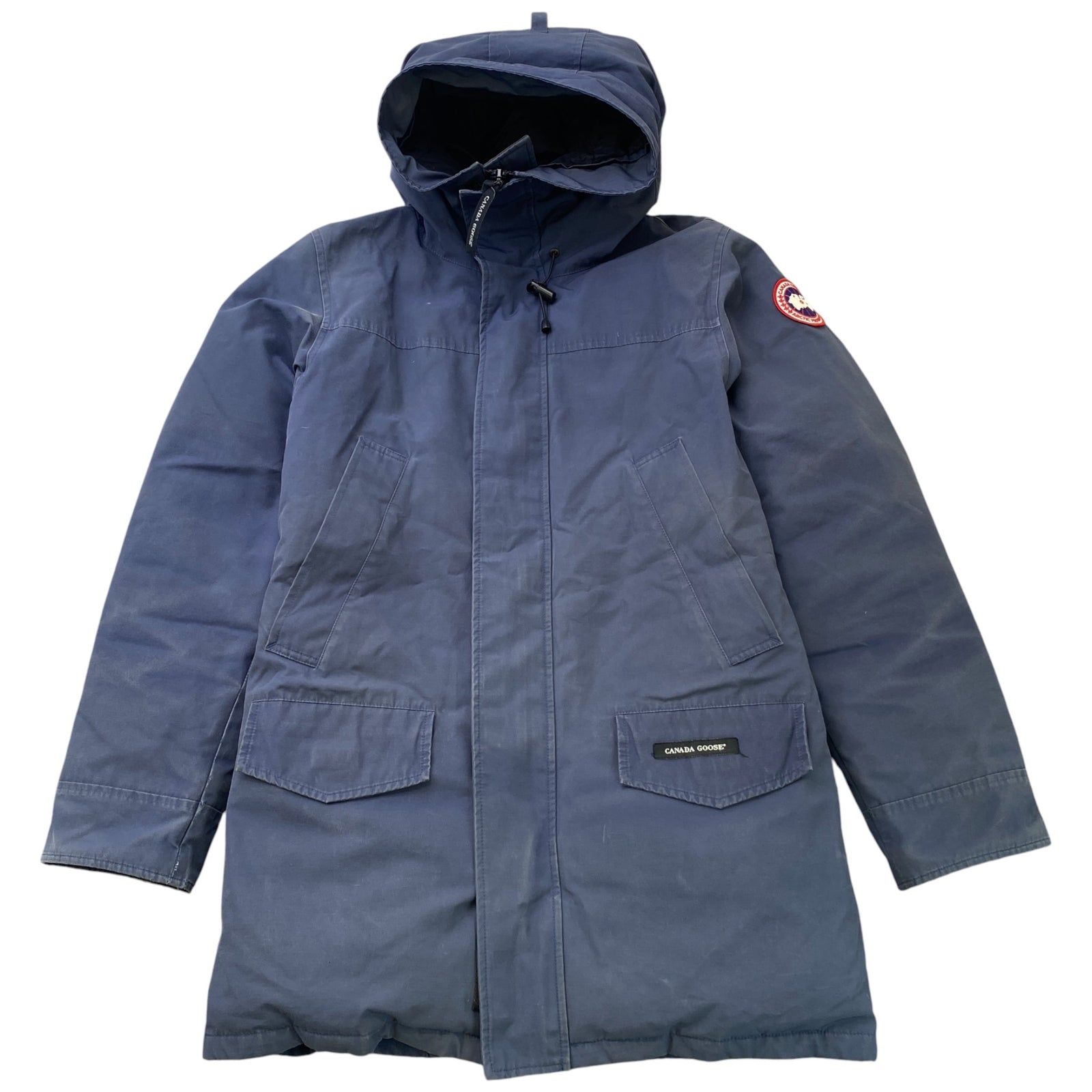 Men's Langford Parka Down Jacket Navy Size M - Photo 1