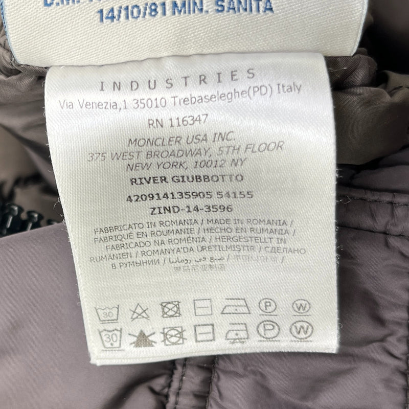 Men's River Down Jacket Grey Size 3 / L