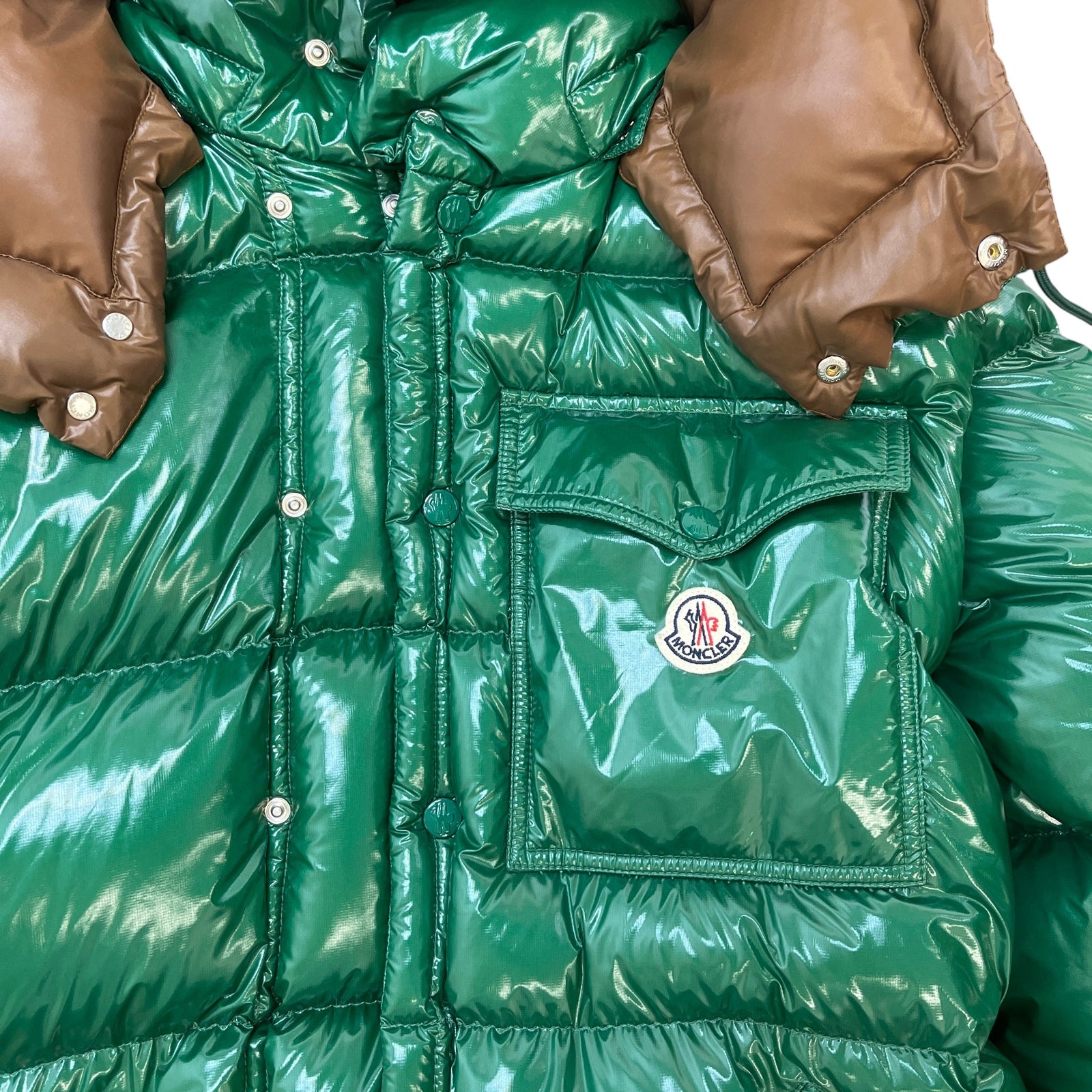 Men's Karakorum Down Jacket Green Size 4 / XL - Photo 6