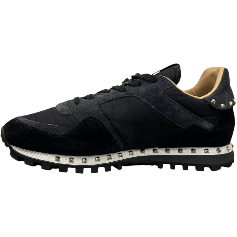 Valentino Garavani Men's Rock Runner Low Trainers Black Size 9