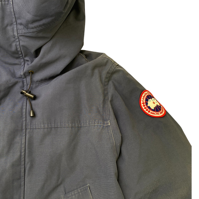 Men's Langford Parka Down Jacket Navy Size M