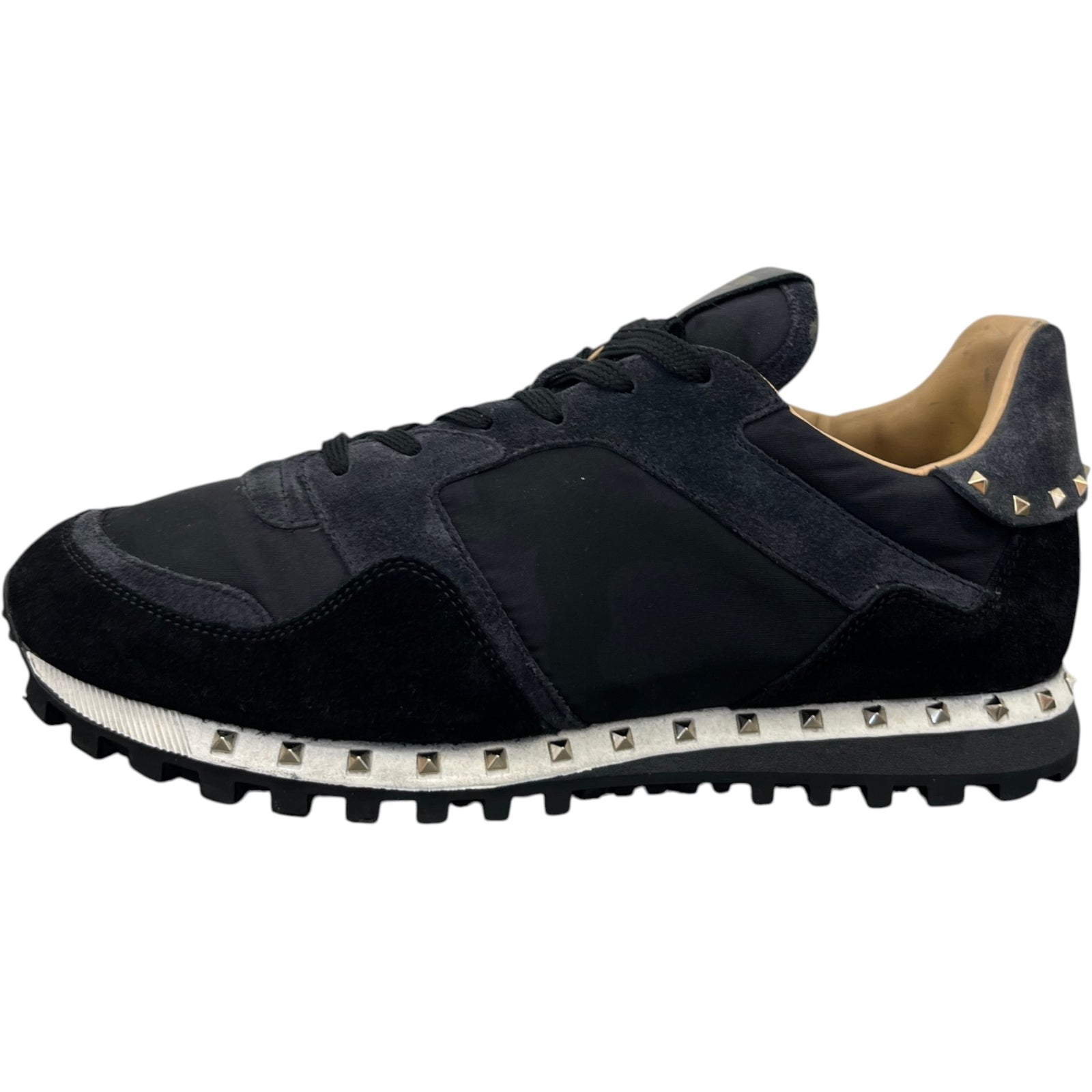 Valentino Garavani Men's Rock Runner Low Trainers Black Size 9 - Photo 5