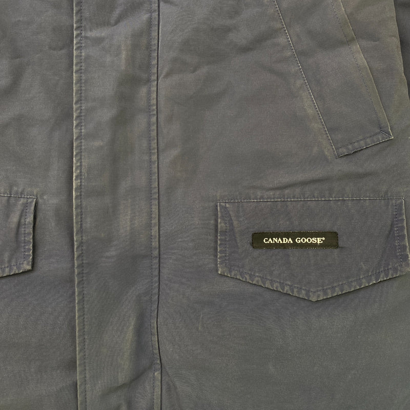 Men's Langford Parka Down Jacket Navy Size M