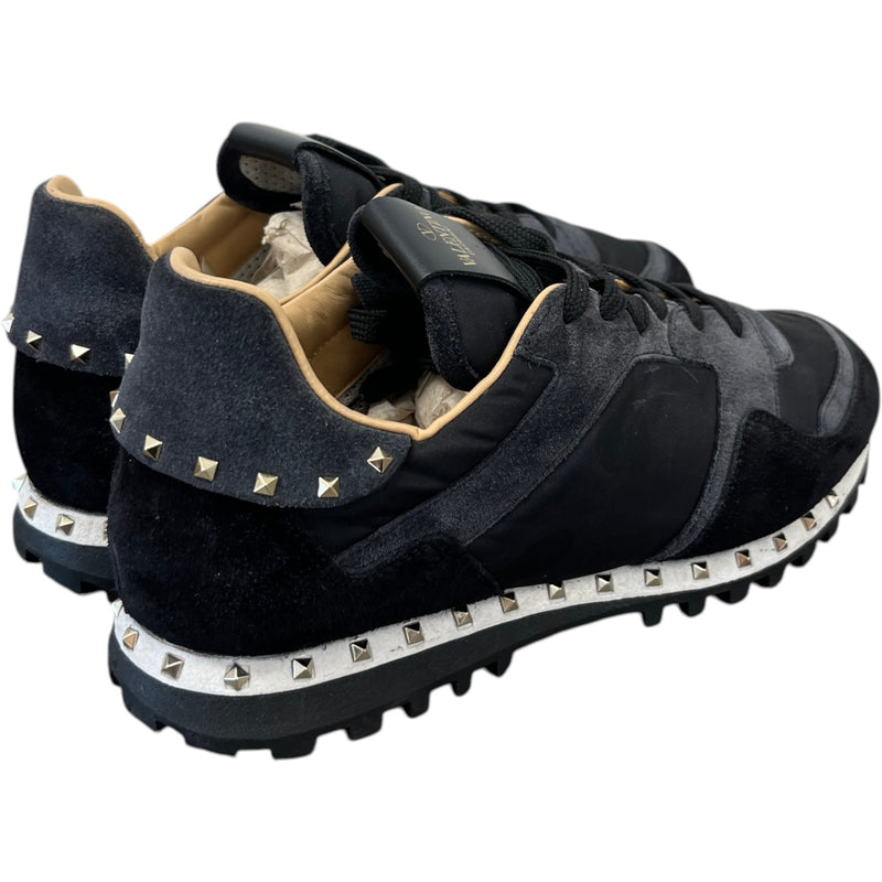 Valentino Garavani Men's Rock Runner Low Trainers Black Size 9