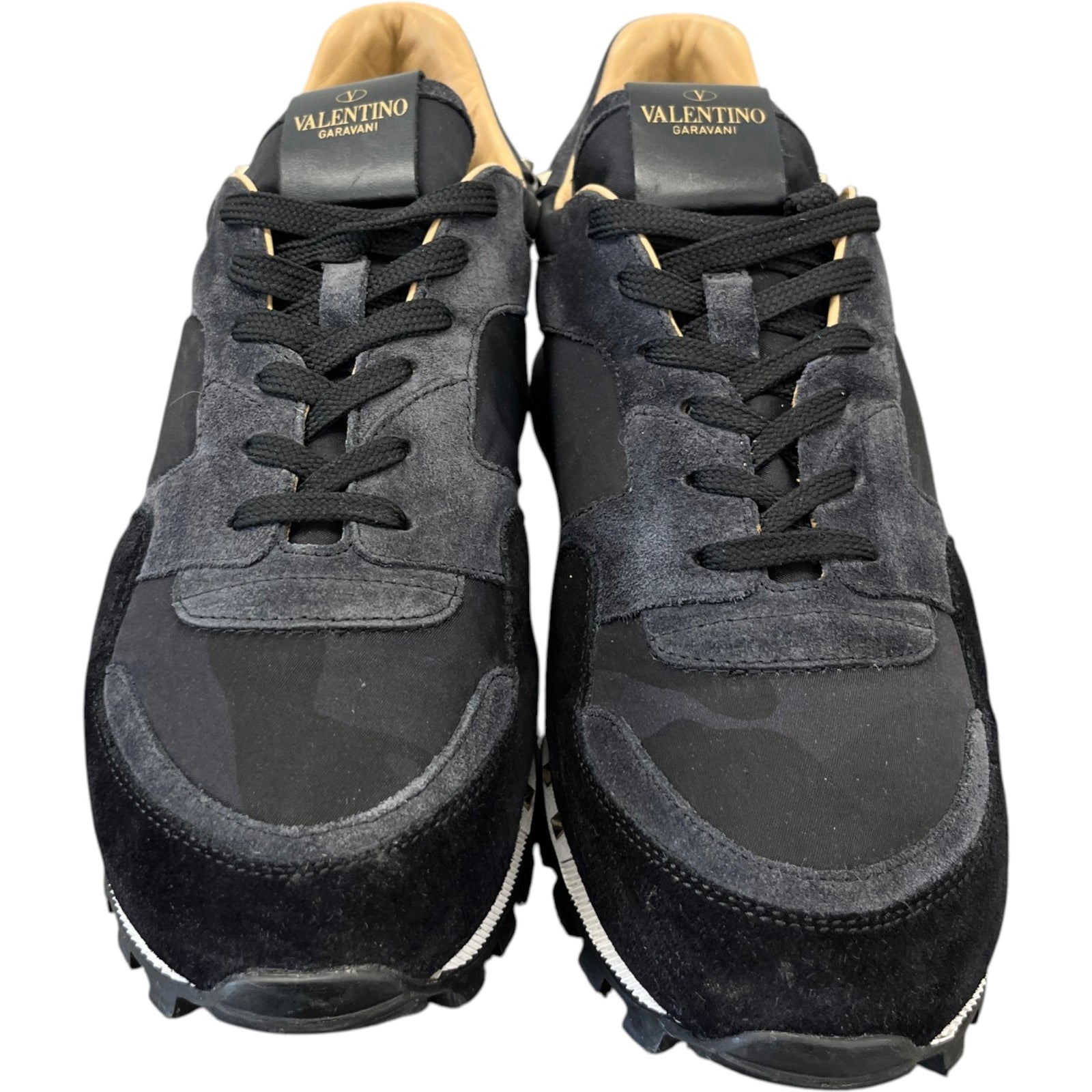 Valentino Garavani Men's Rock Runner Low Trainers Black Size 9 - Photo 6
