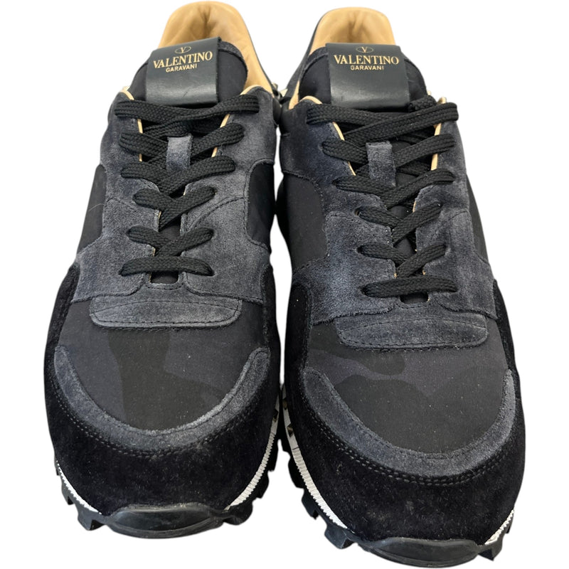 Valentino Garavani Men's Rock Runner Low Trainers Black Size 9