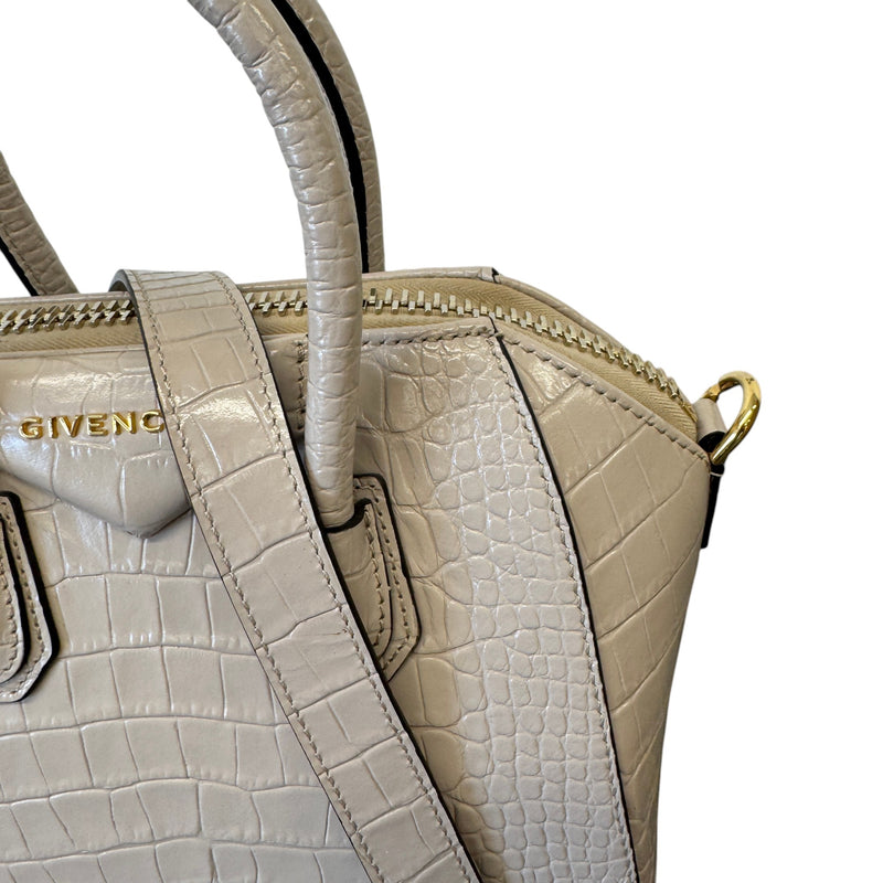 Women's Mini Antigona Handbag Beige