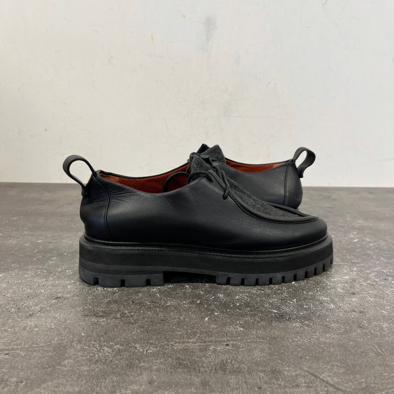 Women's Lomond Derby Loafers Black Size UK 3.5 / EU 36.5