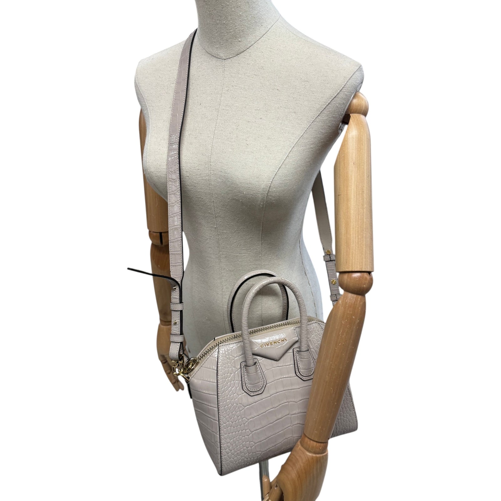 Women's Mini Antigona Handbag Beige - Photo 2