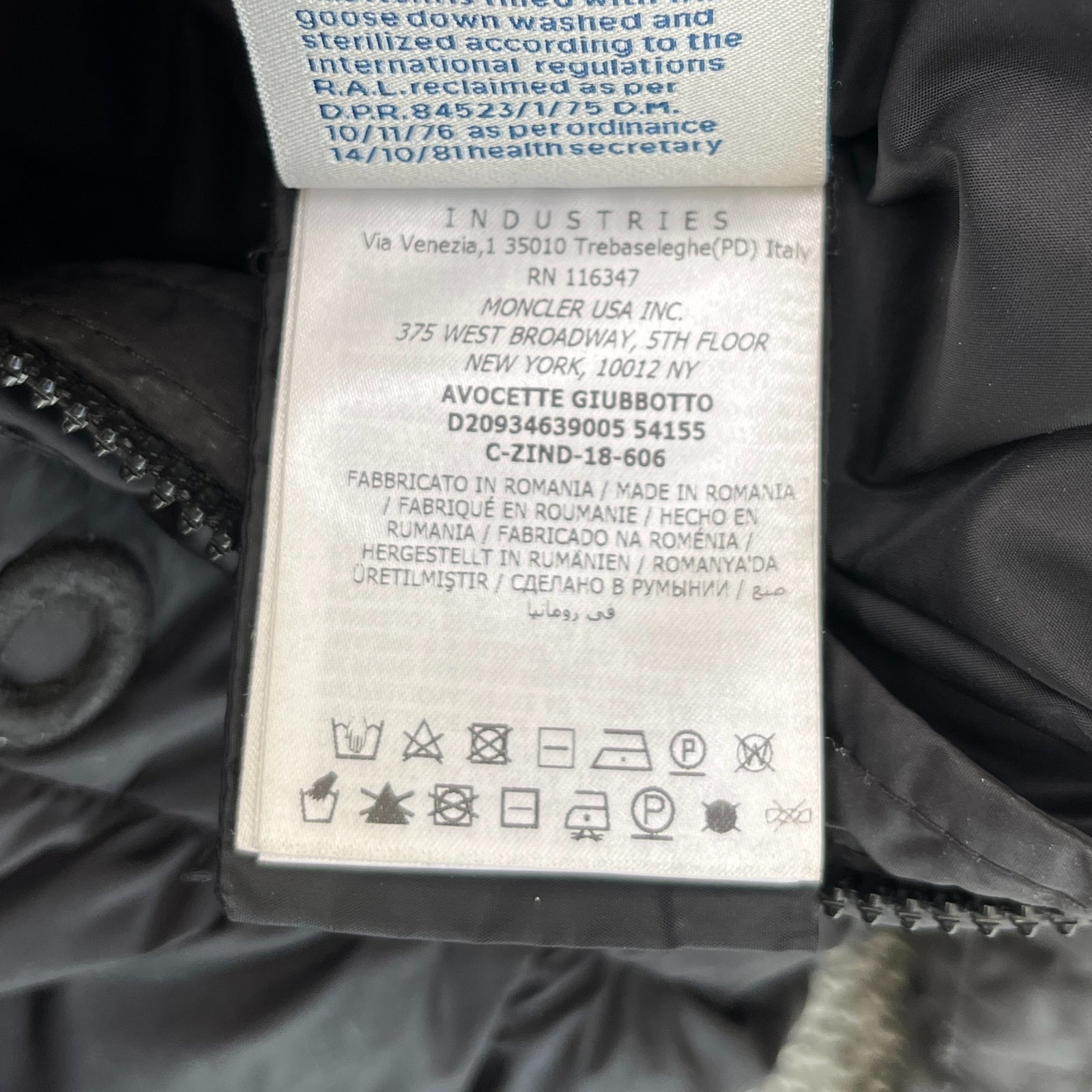 Women's Avocette Down Jacket Black Size 2 / UK 12 - Photo 9