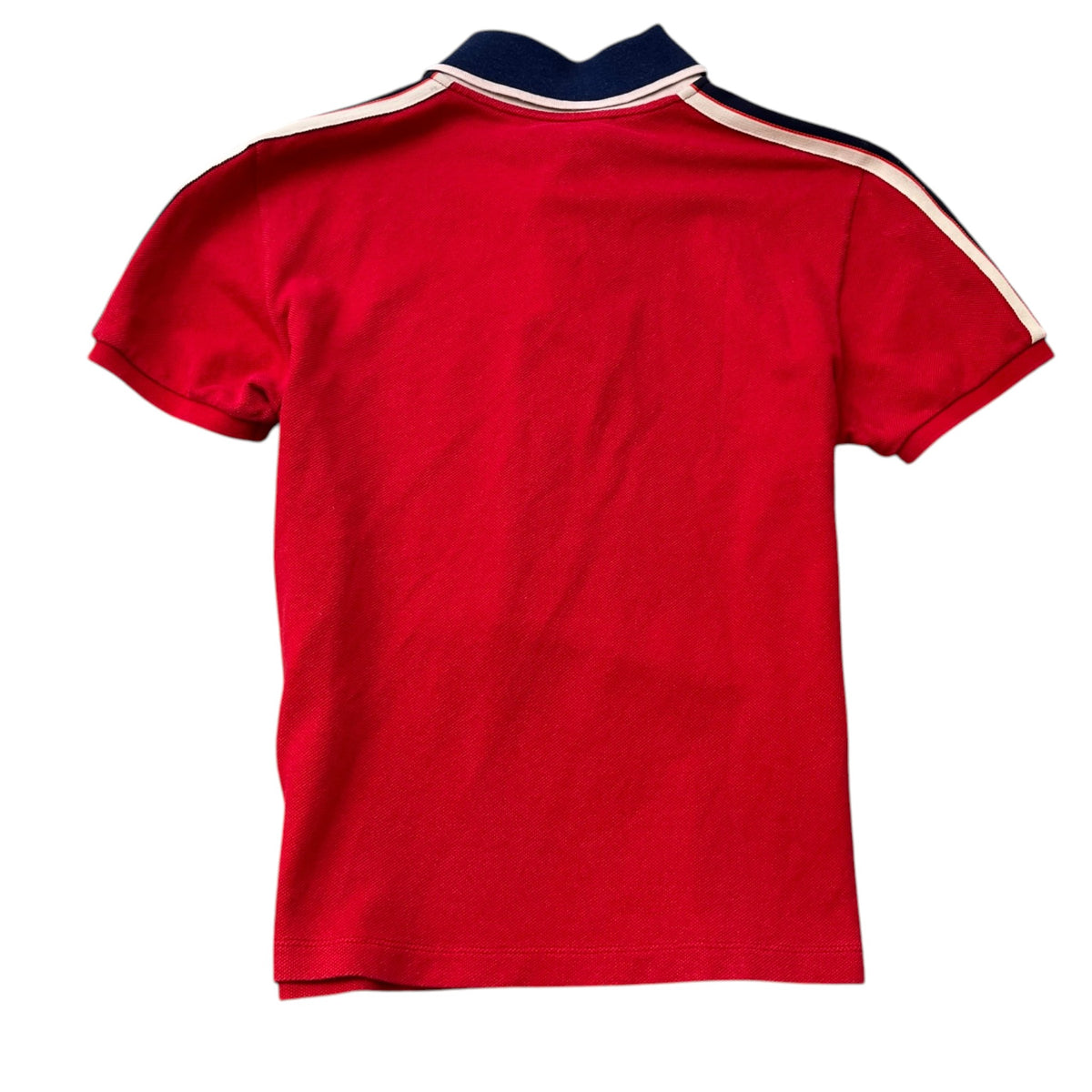 Men's Track Logo Polo Shirt Red Size S - Photo 2