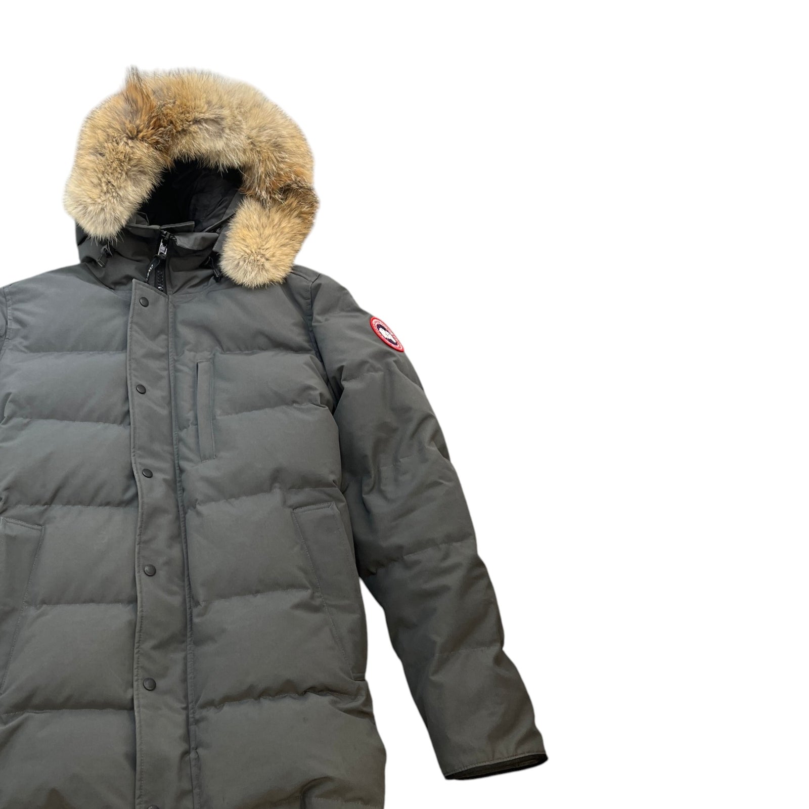 Men's Carson Parka Down Jacket Grey Size XL - Photo 3