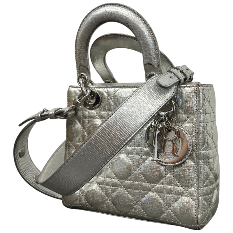 Dior Women's Medium Lady Dior Bag Silver