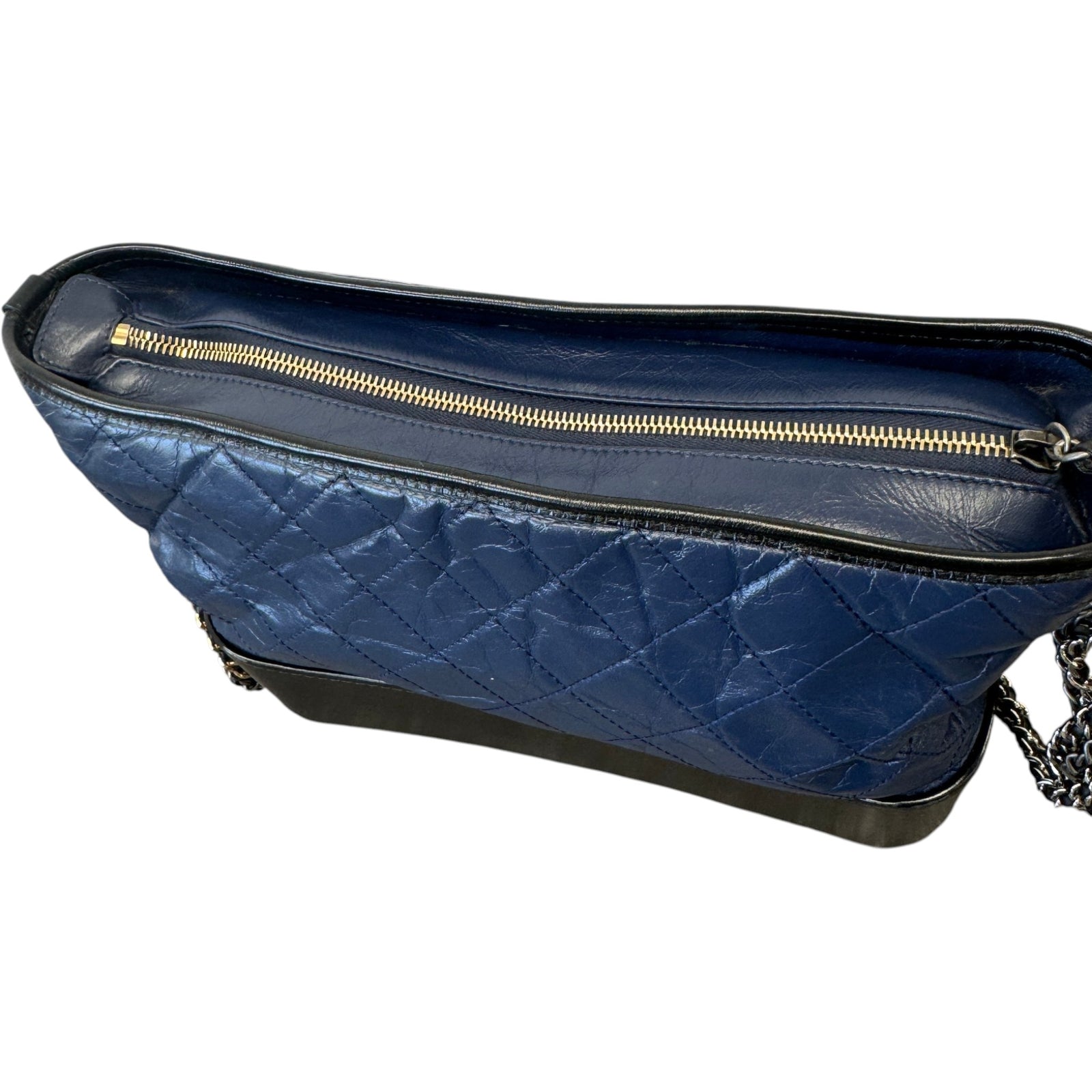 Women's Gabrielle Hobo Medium Handbag Navy - Photo 12