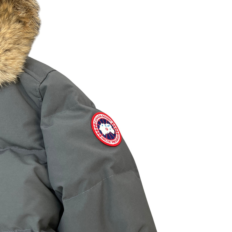 Men's Carson Parka Down Jacket Grey Size XL