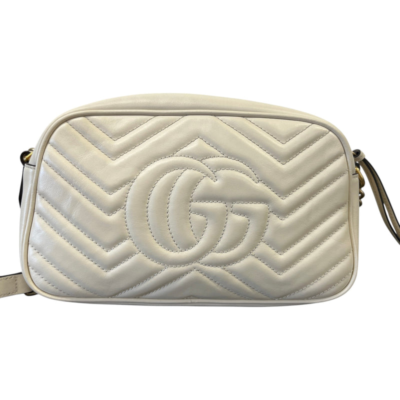 Women's Gg Marmont Small Camera Bag White