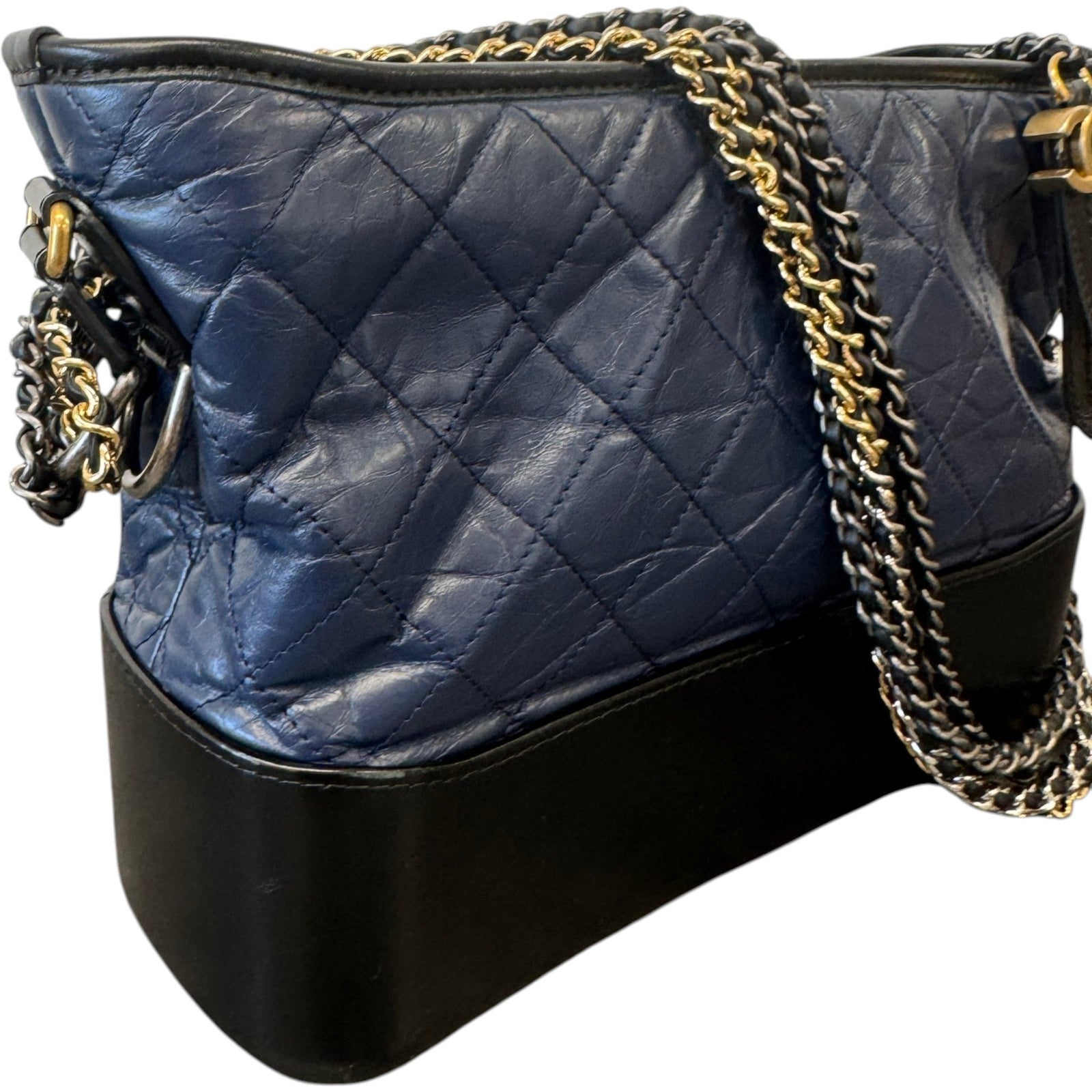 Women's Gabrielle Hobo Medium Handbag Navy - Photo 5