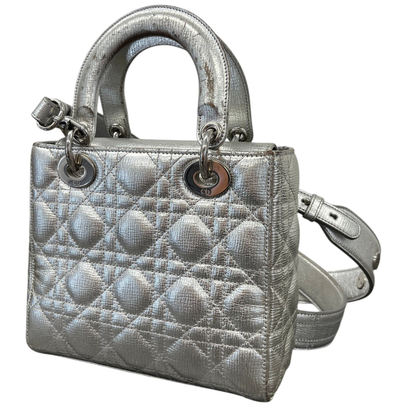 Dior Women's Medium Lady Dior Bag Silver