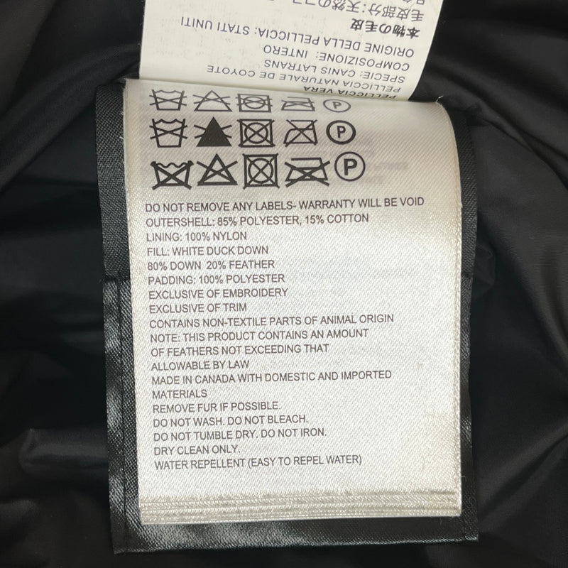 Men's Carson Parka Down Jacket Grey Size XL