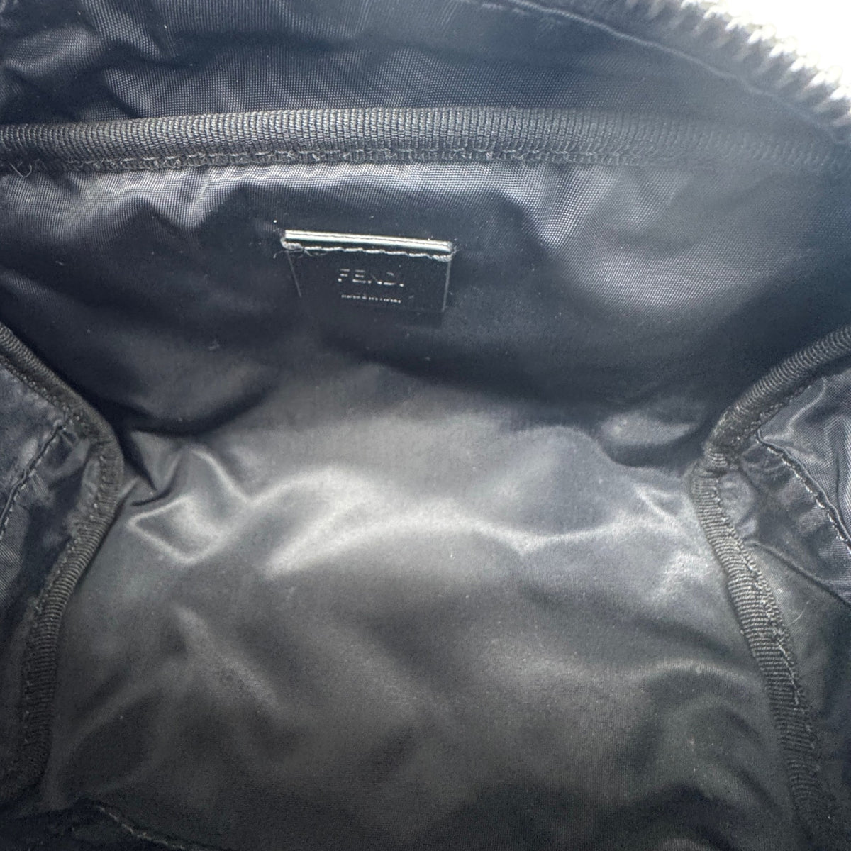 Men's FF Jacquard Toiletry Bag Black - Photo 10