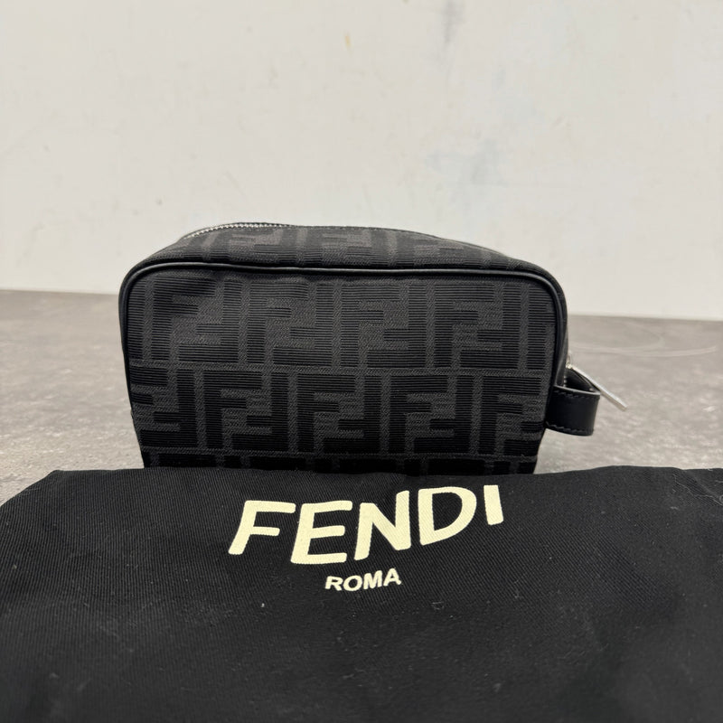 Men's FF Jacquard Toiletry Bag Black