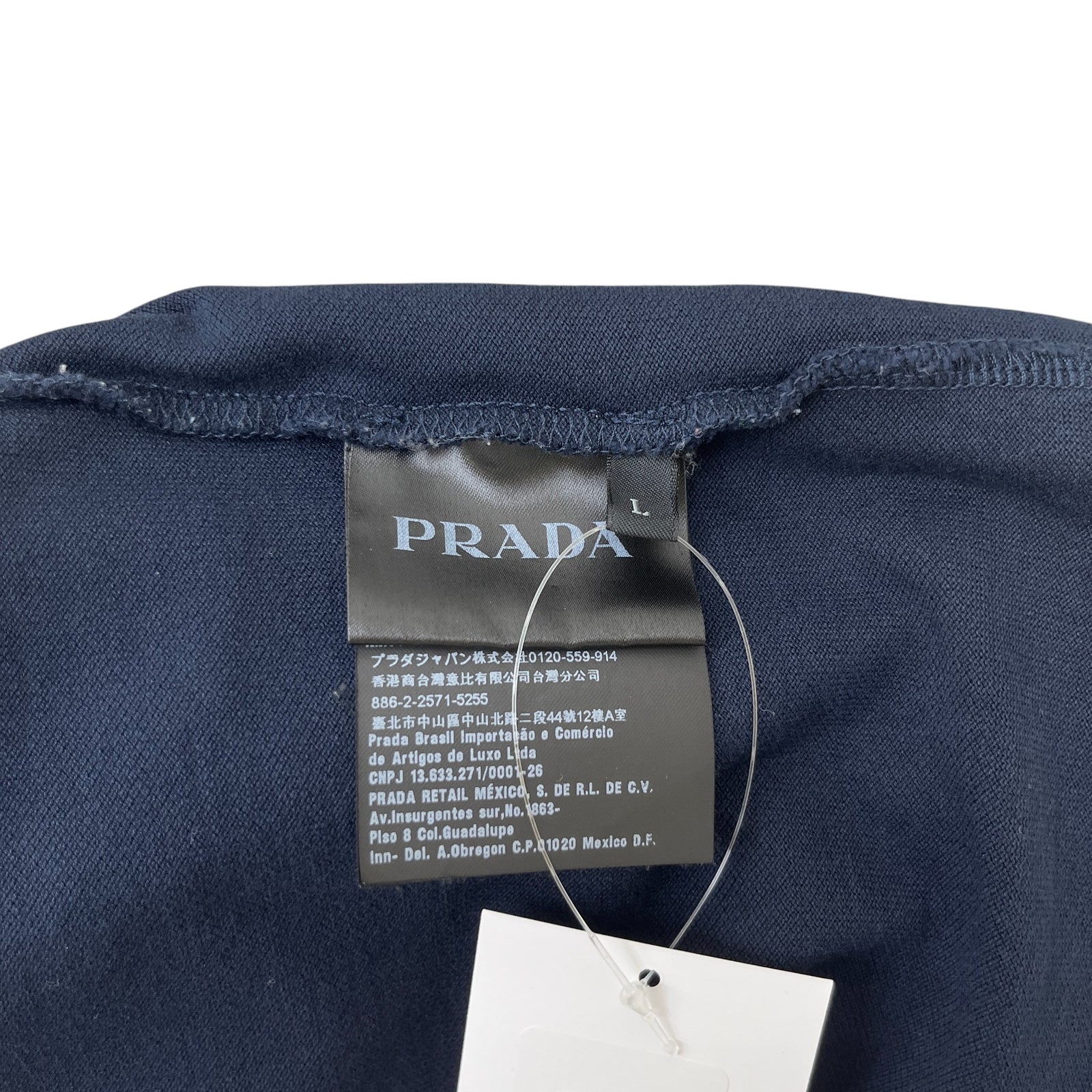 Men's Tab Logo Polo Shirt Navy Size L - Photo 6