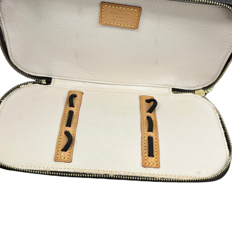 Women's Monogram Blush Gm Cosmetic Pouch Brown