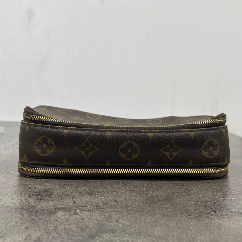 Women's Monogram Blush Gm Cosmetic Pouch Brown