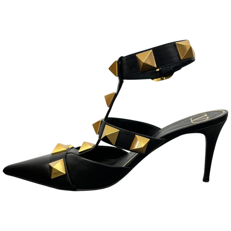 Women's Rockstud Heels Black Size UK 6.5 / EU 39.5