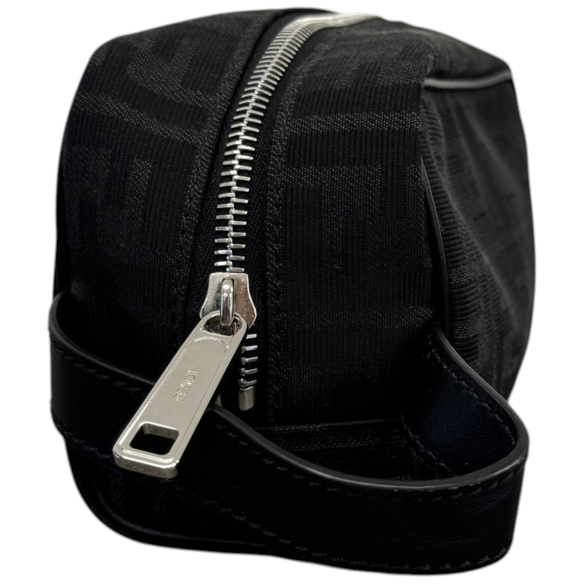 Men's FF Jacquard Toiletry Bag Black - Photo 6