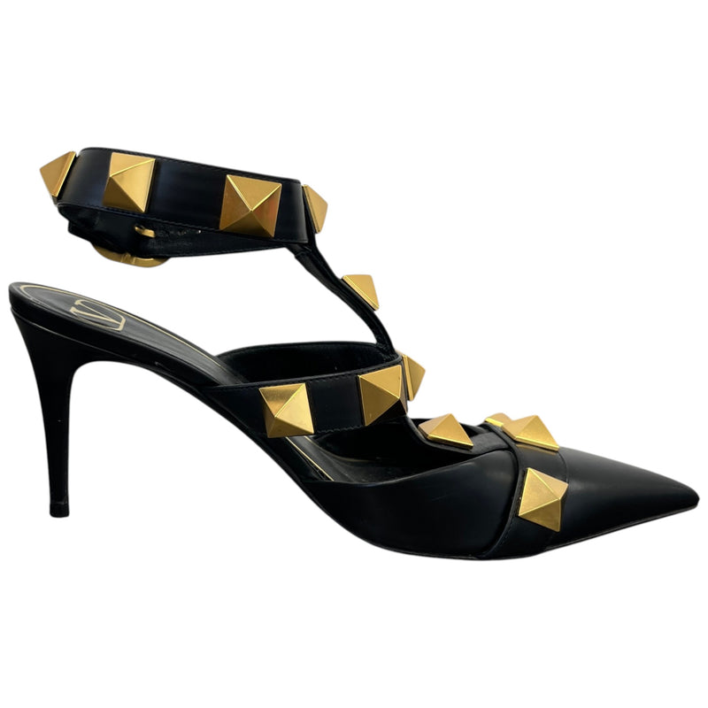 Women's Rockstud Heels Black Size UK 6.5 / EU 39.5