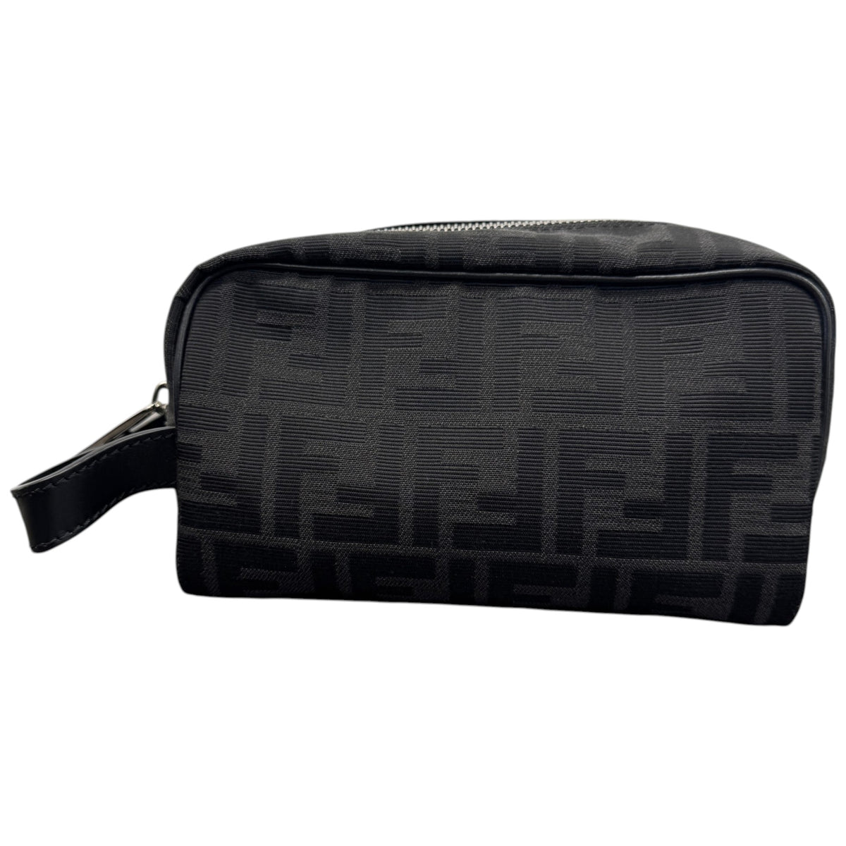Men's FF Jacquard Toiletry Bag Black - Photo 2