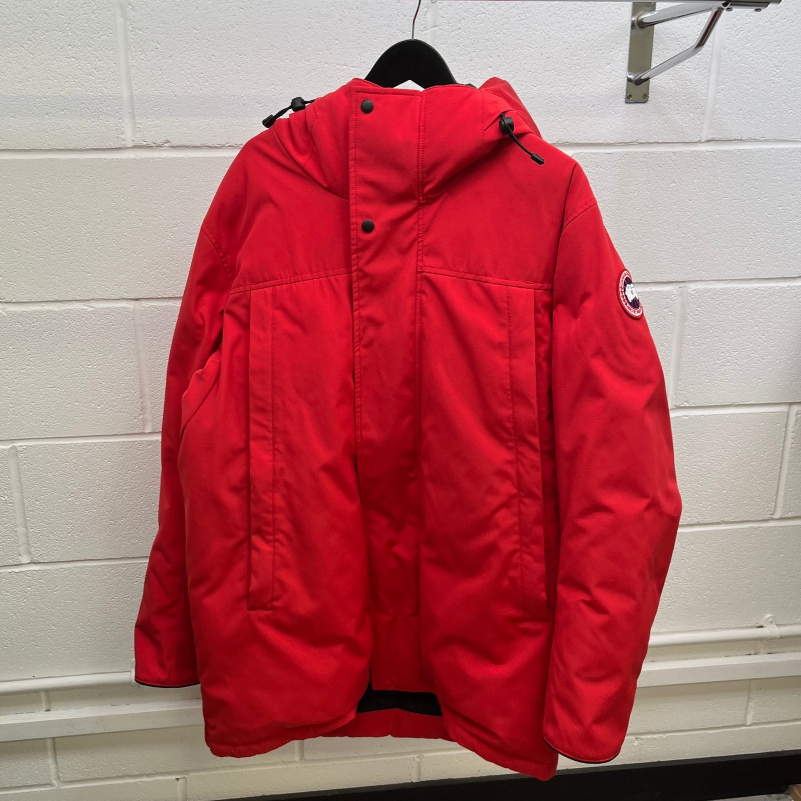 Men's Sanford Parka Down Jacket Red Size XL - Photo 10