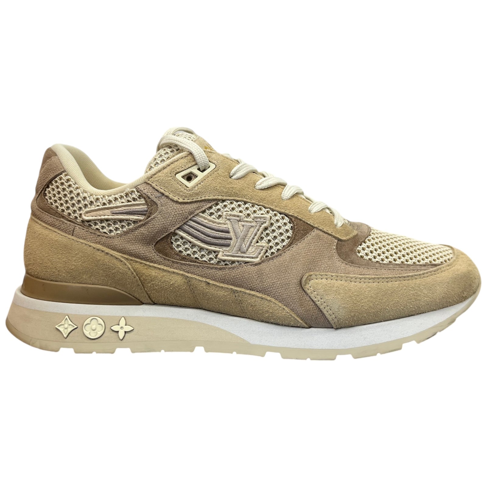 Louis Vuitton Men's Run Away Low Trainers Beige Size 10 - Photo 1